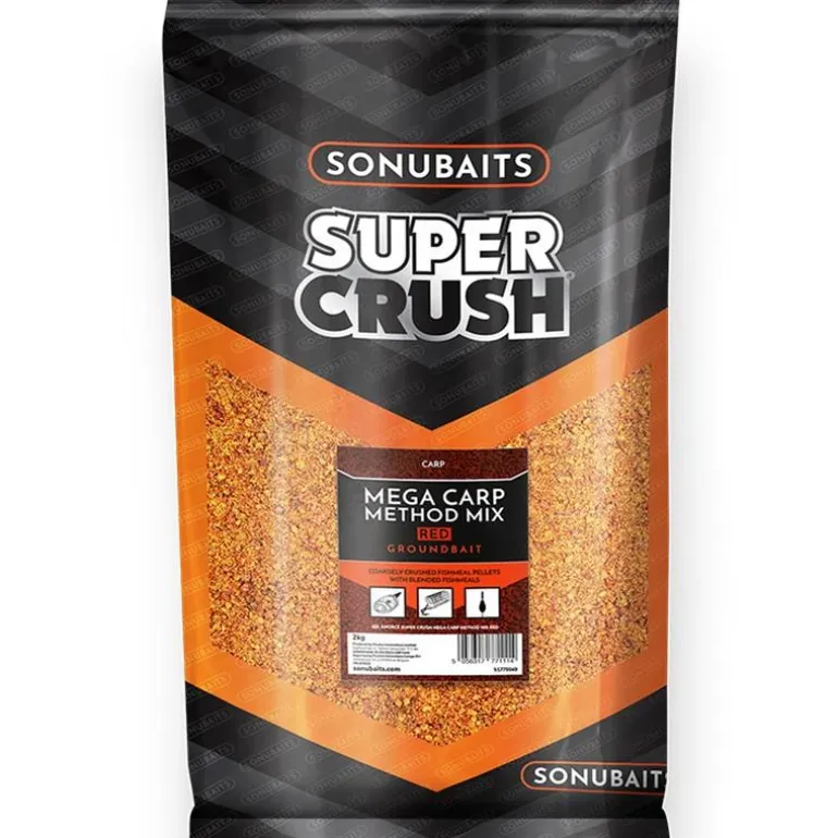 Amorce Sonubaits Super Crush Mega Carp Method Mix Red