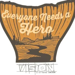 Autocollant Vision Everyone Needs A Hero - Fishtail