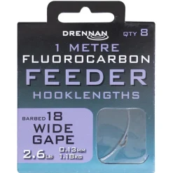 Bas De Ligne Drennan Fluoro Feeder Wide Gape