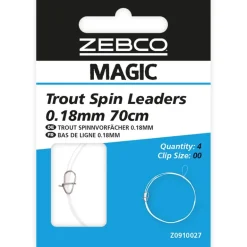 Bas De Ligne Zebco Magic Trout Spin Leaders