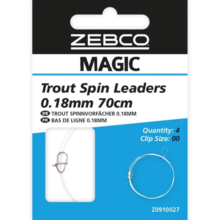 Bas De Ligne Zebco Magic Trout Spin Leaders