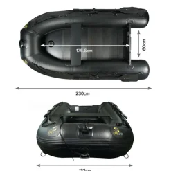 Bateau Pneumatique Carp Spirit Black Boat Alu 230