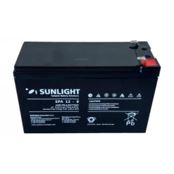 Batterie Agm 12V 9Ah Sunlight Pour Sondeur