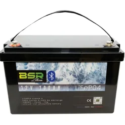 Batterie Lithium Bsr Monobloc Lifepo4 12V100ah + Chargeur Non Étanche 10A