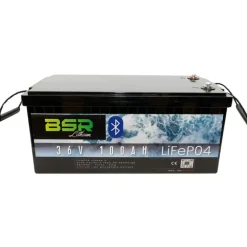 Batterie Lithium Bsr Monobloc Lifepo4 36V100ah + Chargeur Non Étanche 10A