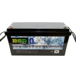 Batterie Lithium Bsr Monobloc Lifepo4 24V100ah + Chargeur Non Étanche 10A