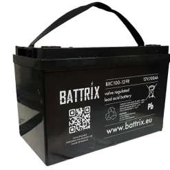 Batterie Étanche Battrix Cyclic 12V 100Ah Pour Moteur
