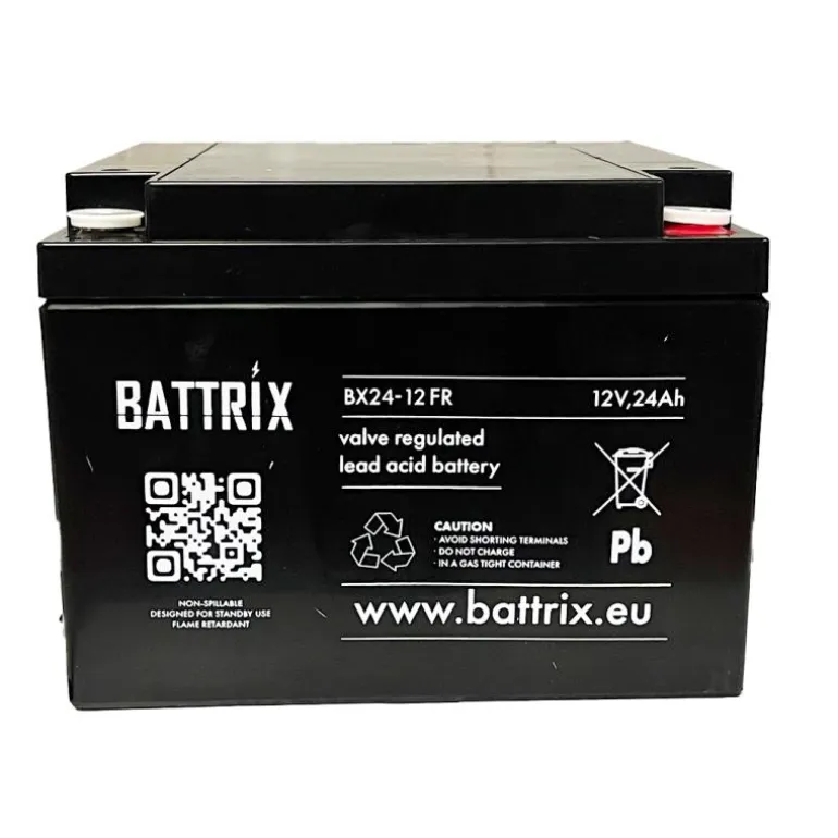 Batterie Étanche Battrix 12V 24Ah Pour Sondeur