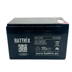 Batterie Étanche Battrix 12V 12Ah Pour Sondeur