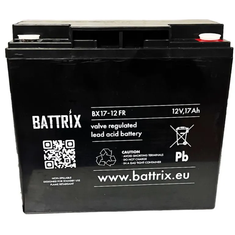 Batterie Étanche Battrix 12V 17Ah Pour Sondeur
