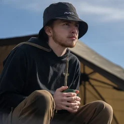 Bob Avid Carp Stealth Black Bucket Hat - Noir