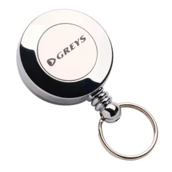 Bouton Service Greys Pin-On Reel Retractor