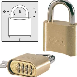 Cadenas Master Lock A Combinaison