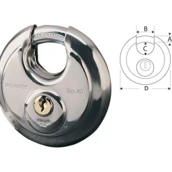 Cadenas Master Lock Disque