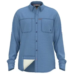 Chemise Manches Longues Homme Orvis Open Air Caster Shirt - Bleu