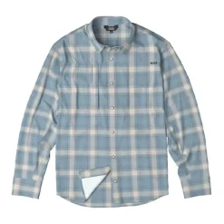 Chemise Manches Longues Homme Orvis Pro Stretch Ls Shirt - Carreaux Bleu/Blanc
