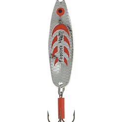 Cuiller Ondulante Mepps Syclops Argent Rouge
