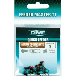 Emerillon Agrafe Coulissant Rive Quick Feeder Master Tt - Par 6