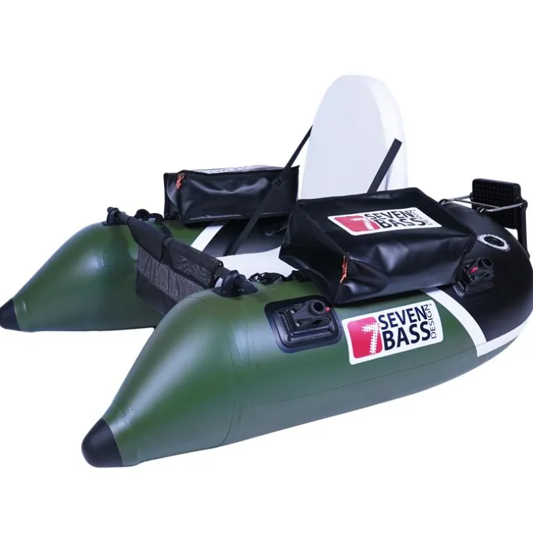 Float Tube Seven Bass Rockstar Kaki-Black