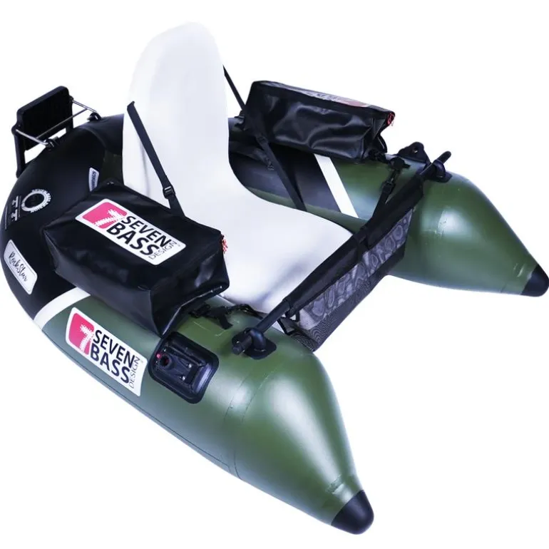 Float Tube Seven Bass Rockstar Kaki-Black