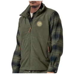 Gilet Sans Manche Homme Bartavel Flam Truite Micropolaire - Kaki