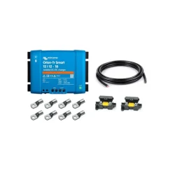 Kit Complet Chargeur Victron Energy Orion Smart 12V 18A Recharge Batterie Auxiliaire Depuis Alternateur