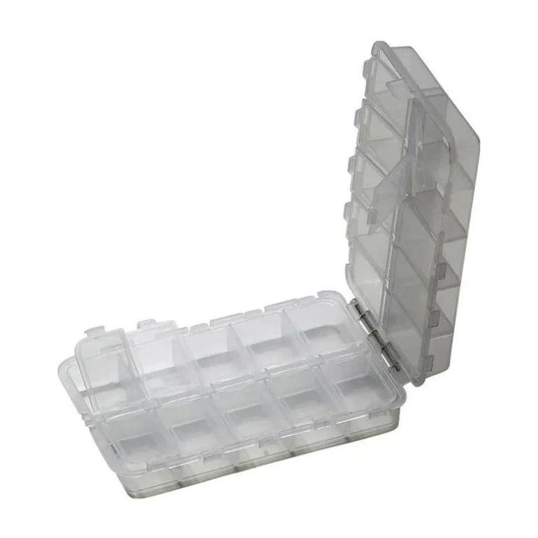 Petite Boite Double Plastilys Pour Hamecons Et Accessoires