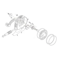 Pieces Detachees Pour Moulinet Truite Peerless Bam Ritma 72 D Et 73 D