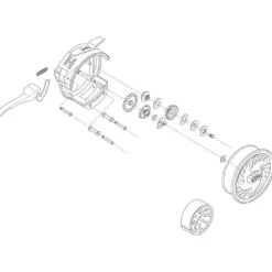 Pieces Detachees Pour Moulinet Peerless Bam Ritm 80 A Mouche Et Ritm 80 Toc