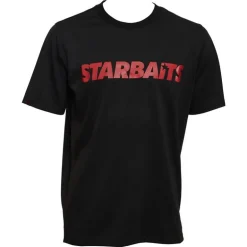 Tee Shirt Manches Courtes Homme Starbaits Tee-Shirt Black & Red