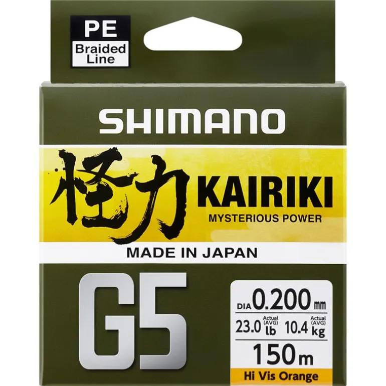 Tresse Shimano Kairiki G5 Steel Grey - 150M